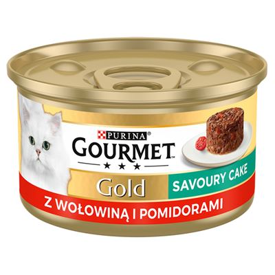 PURINA Gourmet Gold z wołowiną i pomidorami 85g