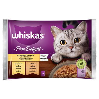 whiskas Pure Delight drobiowe frykasy w galaretce 340g