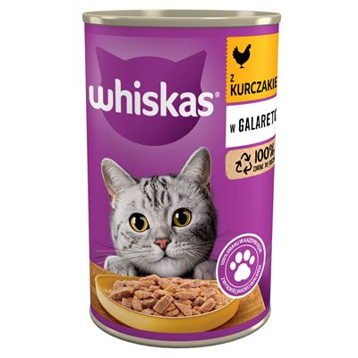 whiskas z kurczakiem w galaretce 400g