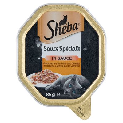 Sheba Sauce Speciale in Sauce z Indykiem i Warzywami 85g