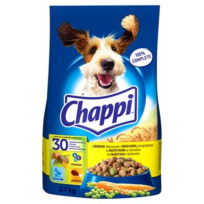 Chappi Karma z drobiem 3 x 2,7 kg