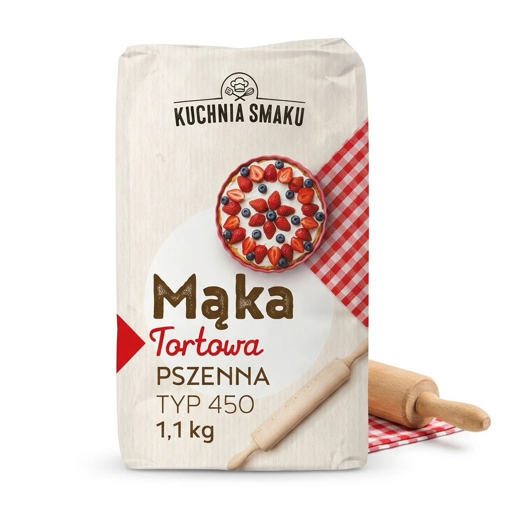 Mąka tortowa typ 450 Kuchnia Smaku 1,1kg
