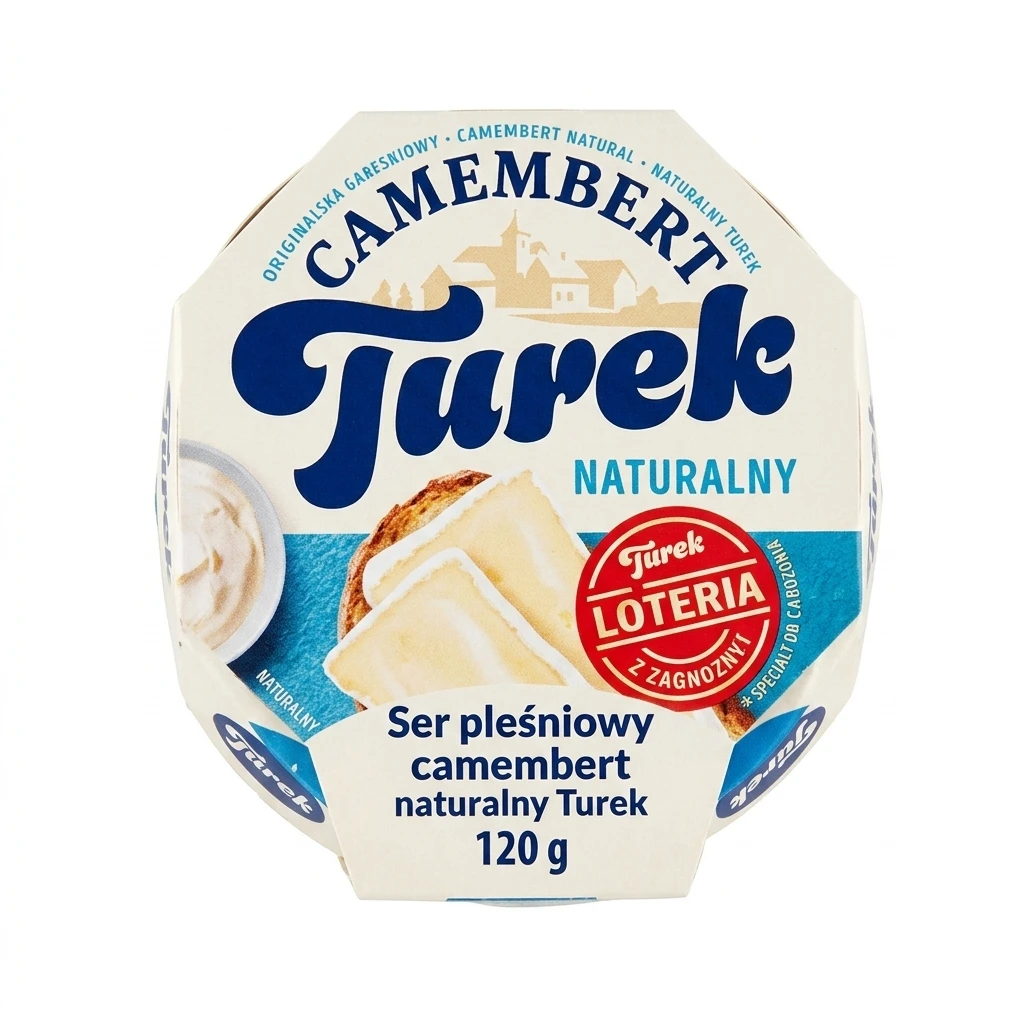 Ser pleśniowy camembert naturalny Turek 120g