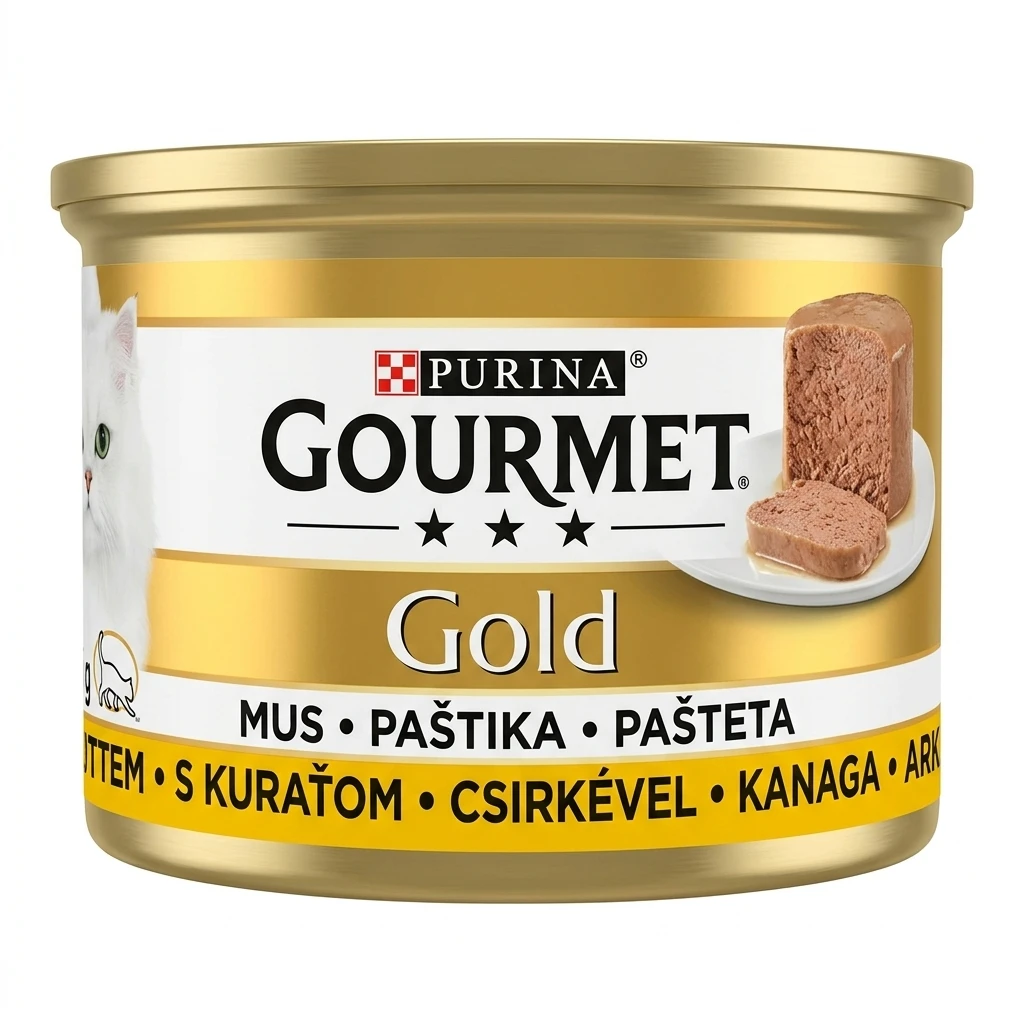 Karma dla kota mokra z kurczakiem Gourmet Gold 85g
