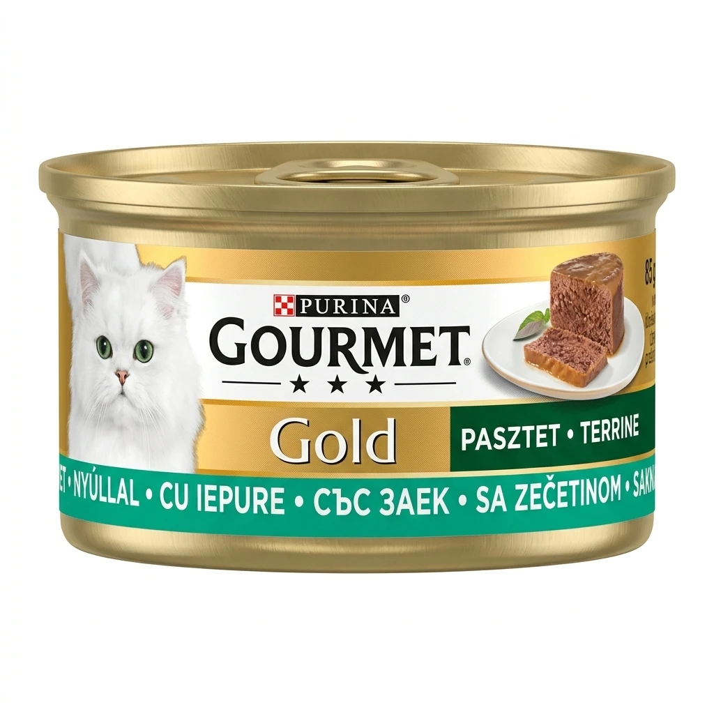 Karma dla kota mokra z królikiem Gourmet Gold 85g