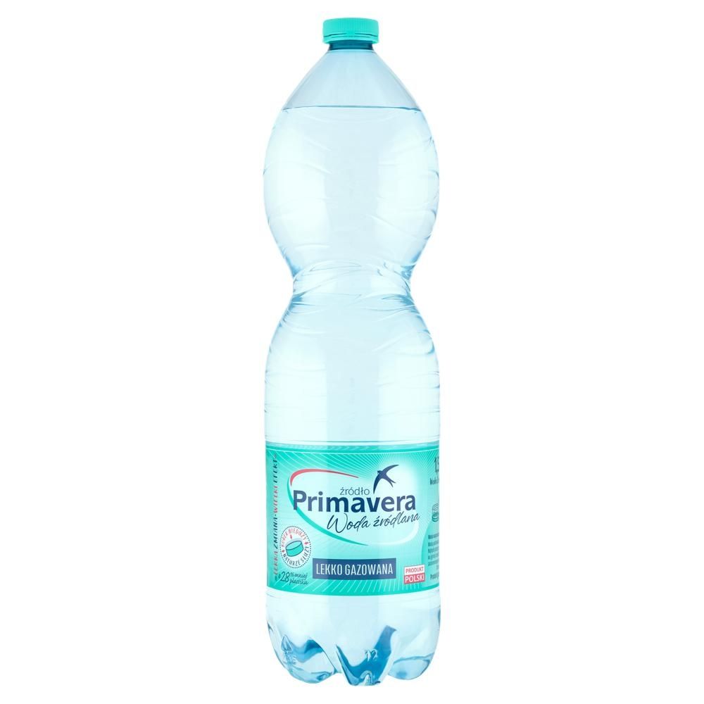 Primavera Woda źródlana lekko gazowana 1,5 l