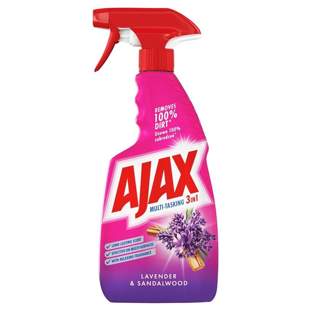 Ajax Relaxing Lawenda & Drzewo Sandałowe środek czyszczący spray 500 ml