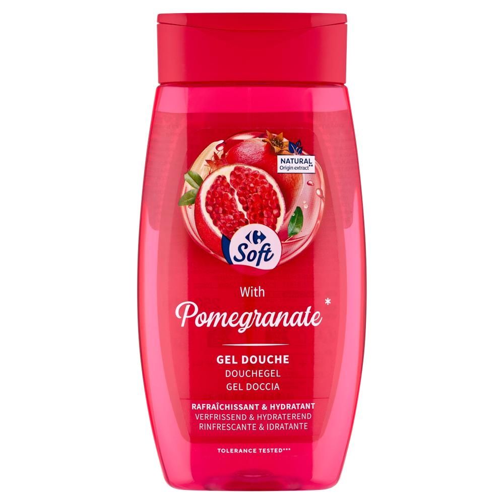 Carrefour Soft Pomegranate Żel pod prysznic 250 ml