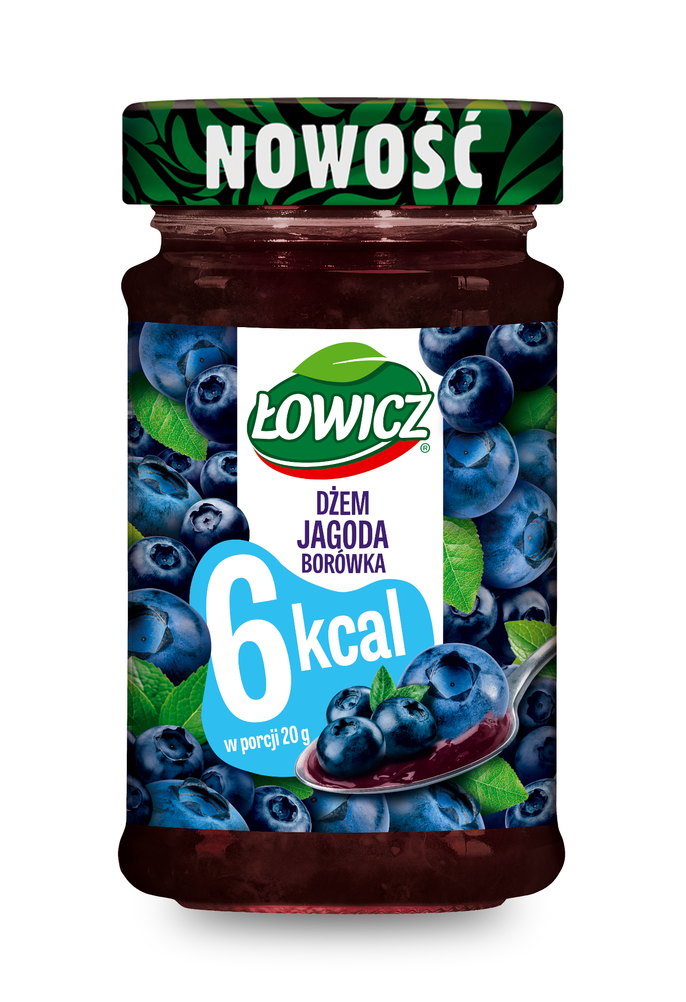 Dżem 6 kcal jagodowo-borówkowy