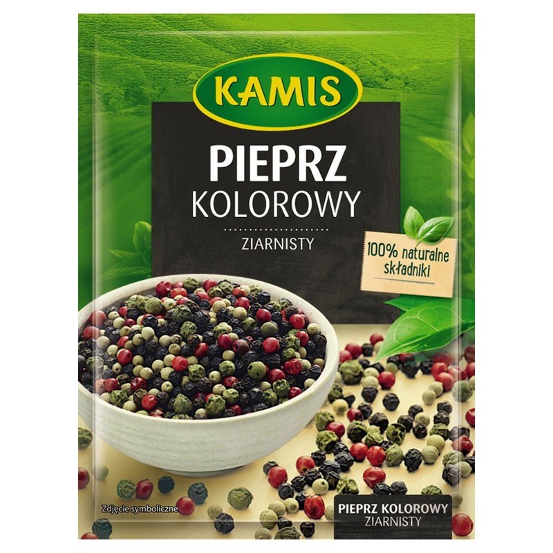 Pieprz kolorowy ziarnisty Kamis 12 g