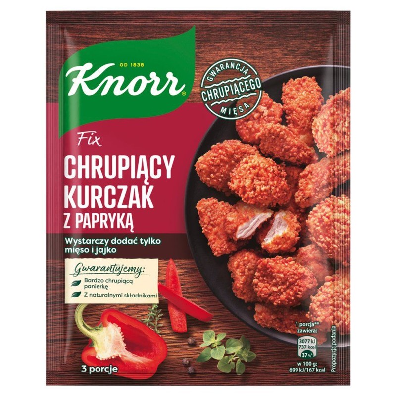 Fix Panierka chrupiący kurczak z papryką Knorr 70 g