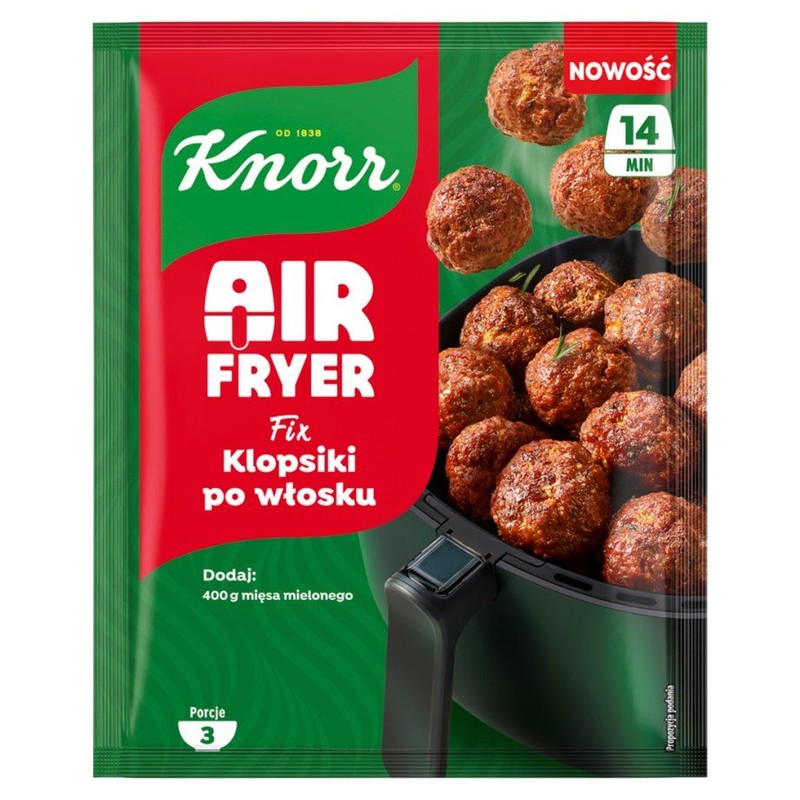 Fix Klopsiki po włosku air fryer Knorr 40 g