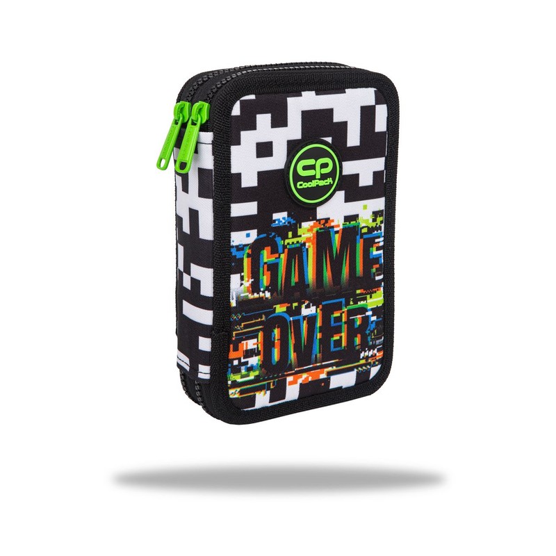 Piórnik podwójny z wyposażeniem Jumper 2 Game Over Coolpack 1 sztuka
