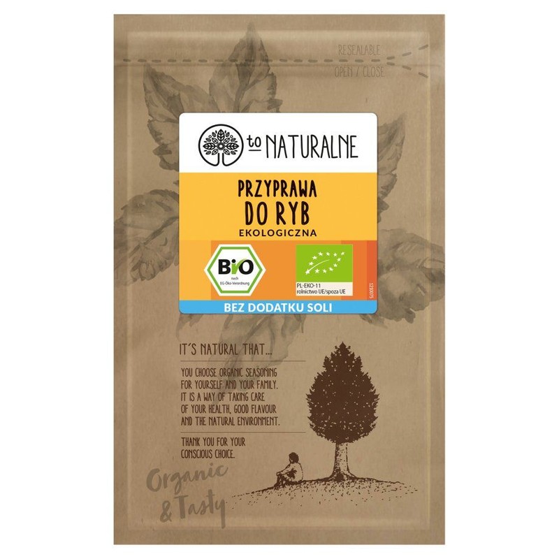 BIO Ekologiczna przyprawa do ryb To Naturalne 20 g