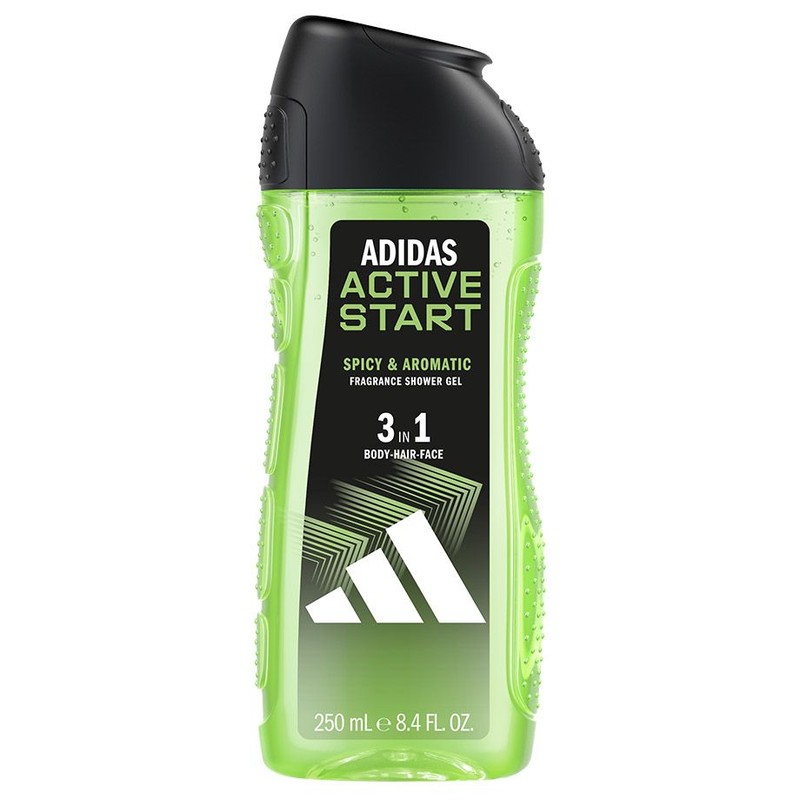 żel pod prysznic dla mężczyzn 3 in 1 Active Start Adidas 250 ml