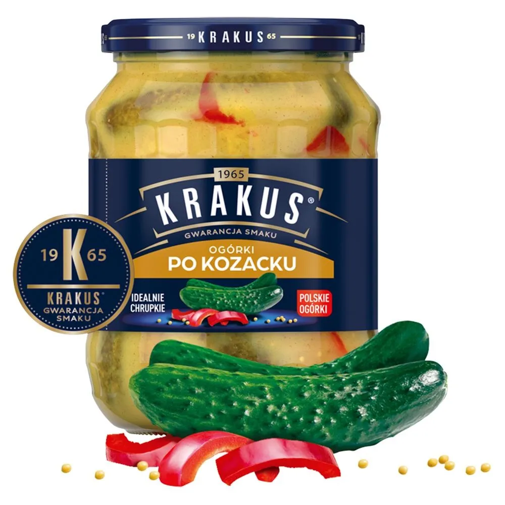 Krakus Ogórki po kozacku 670 g