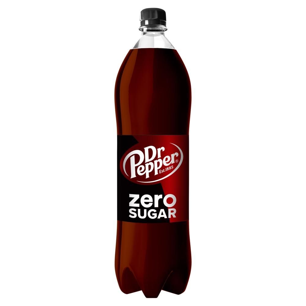 Dr Pepper Zero Sugar Napój gazowany o smaku owocowym 1,35 l