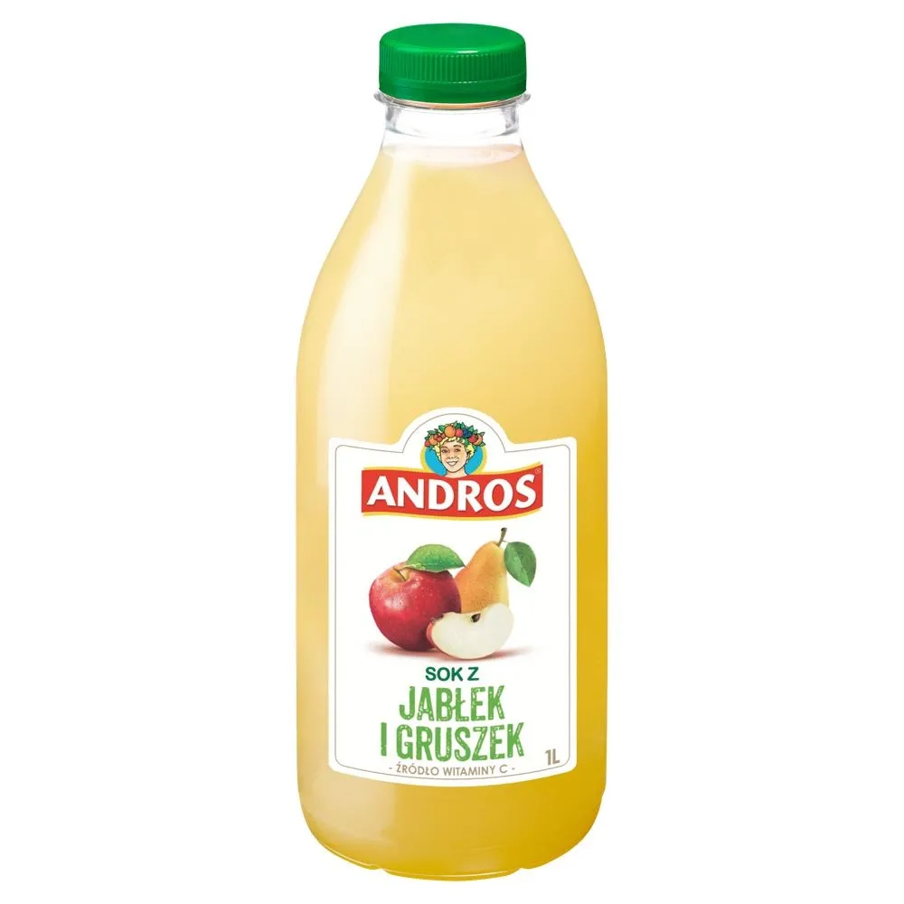Andros Sok z jabłek i gruszek 1 l