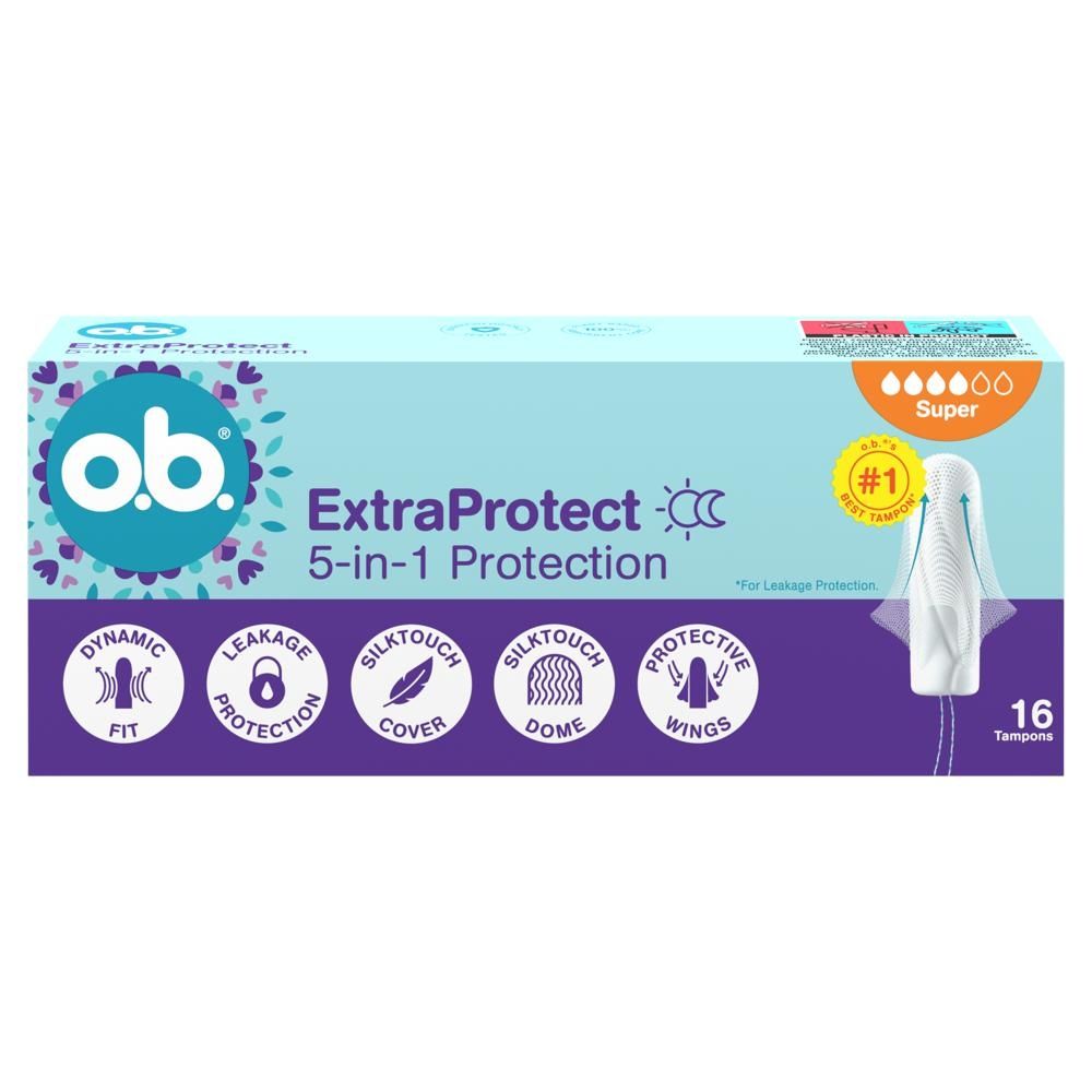 O.B. ExtraProtect Super Tampony 16 sztuk