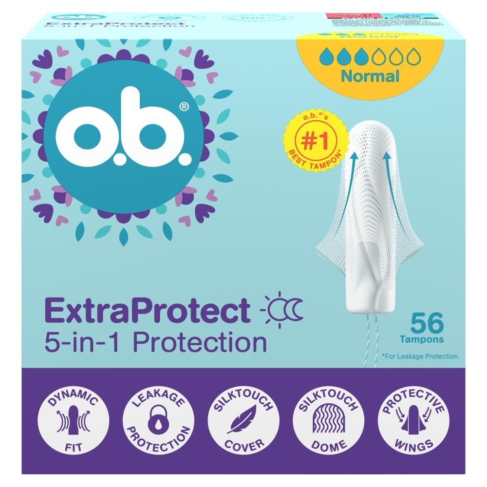 O.B. ExtraProtect Normal Tampony 56 sztuk
