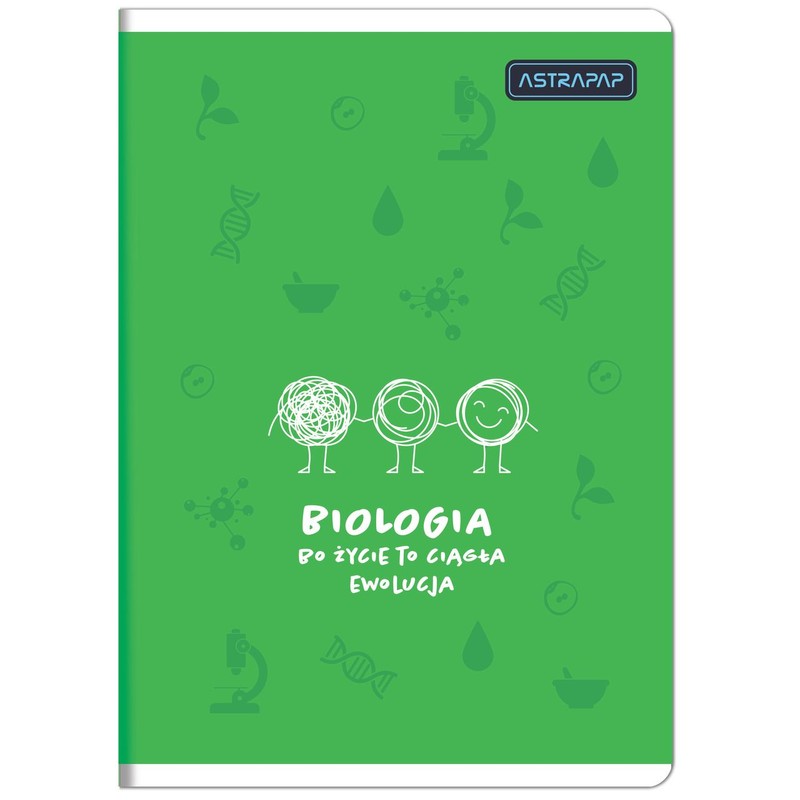 Zeszyt tematyczny Astrapap A5 60k kratka Biologia ASTRA 1 sztuka