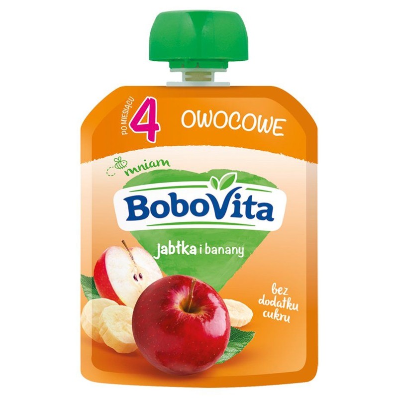 Jabłka i banany po 4. miesiącu BoboVita 80 g