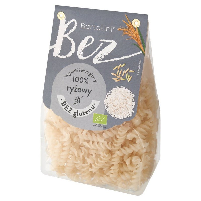 BIO Makaron ryżowy bezglutenowy świderki Bartolini 250 g