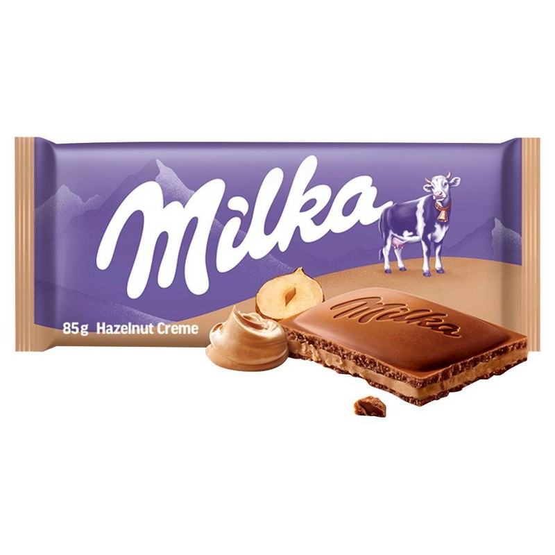 Czekolada mleczna Creme Hazelnut Milka  85 g