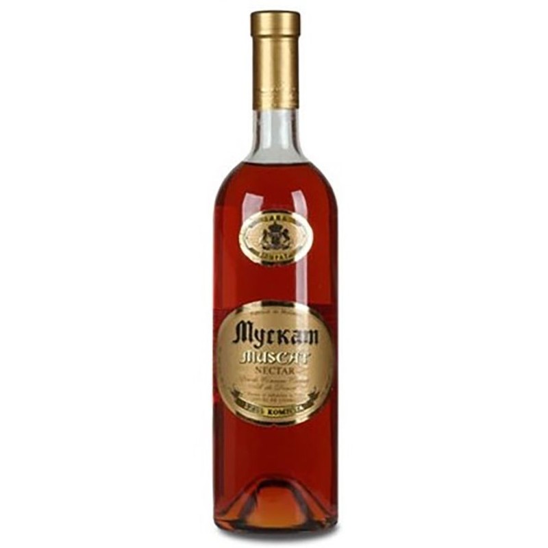 Wino mołdawskie białe słodkie Muscat Erka alk. 11,5% obj. Vinuri de Comrat 750 ml