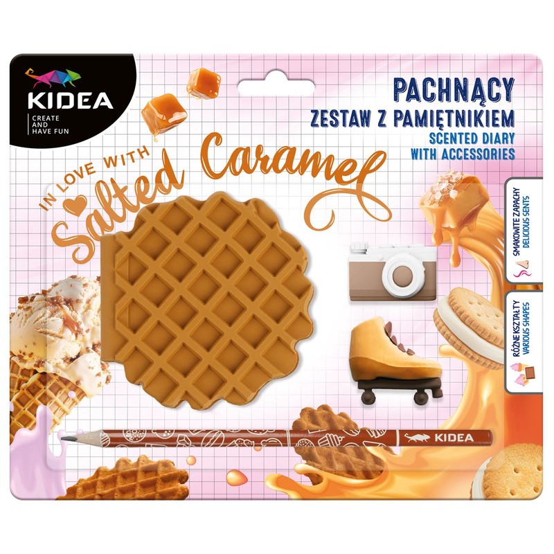 Pachnący Pamiętnik słony karmel Kidea 1 sztuka