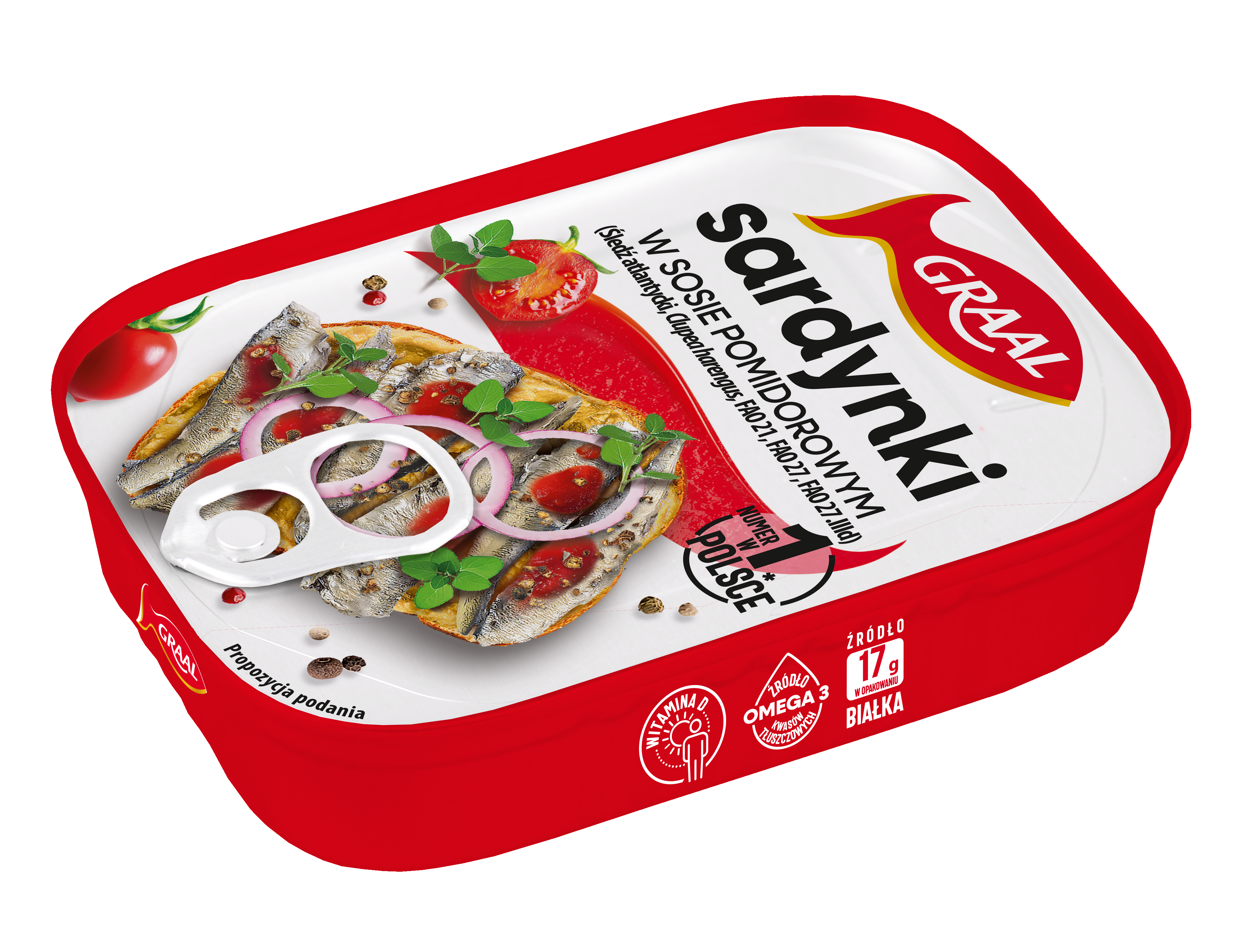Graal Sardynki W Sosie Pomidorowym 110 G