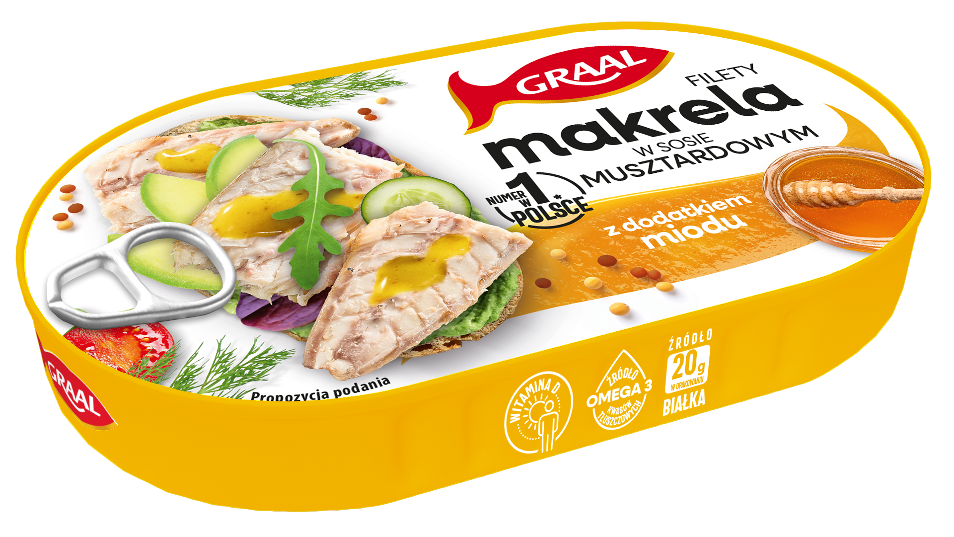 Graal Filety Z Makreli W Sosie Musztardowo - Miodowym 170G