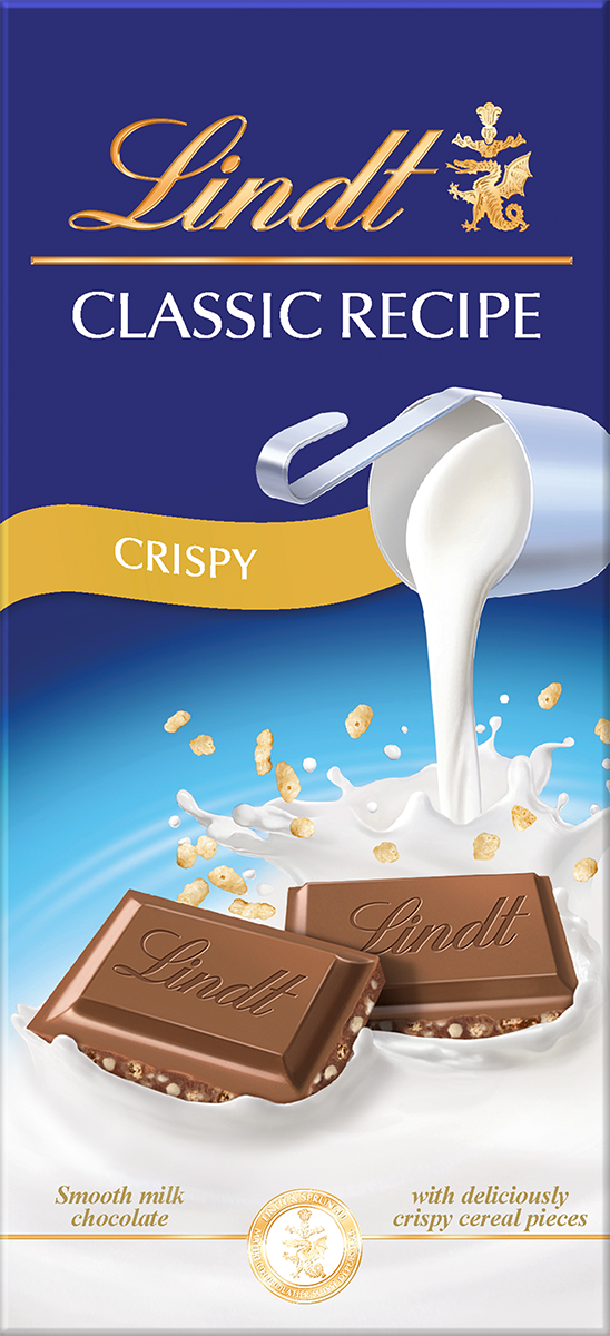 Lindt Classic Recipe Crispy Milk Bar 100 G