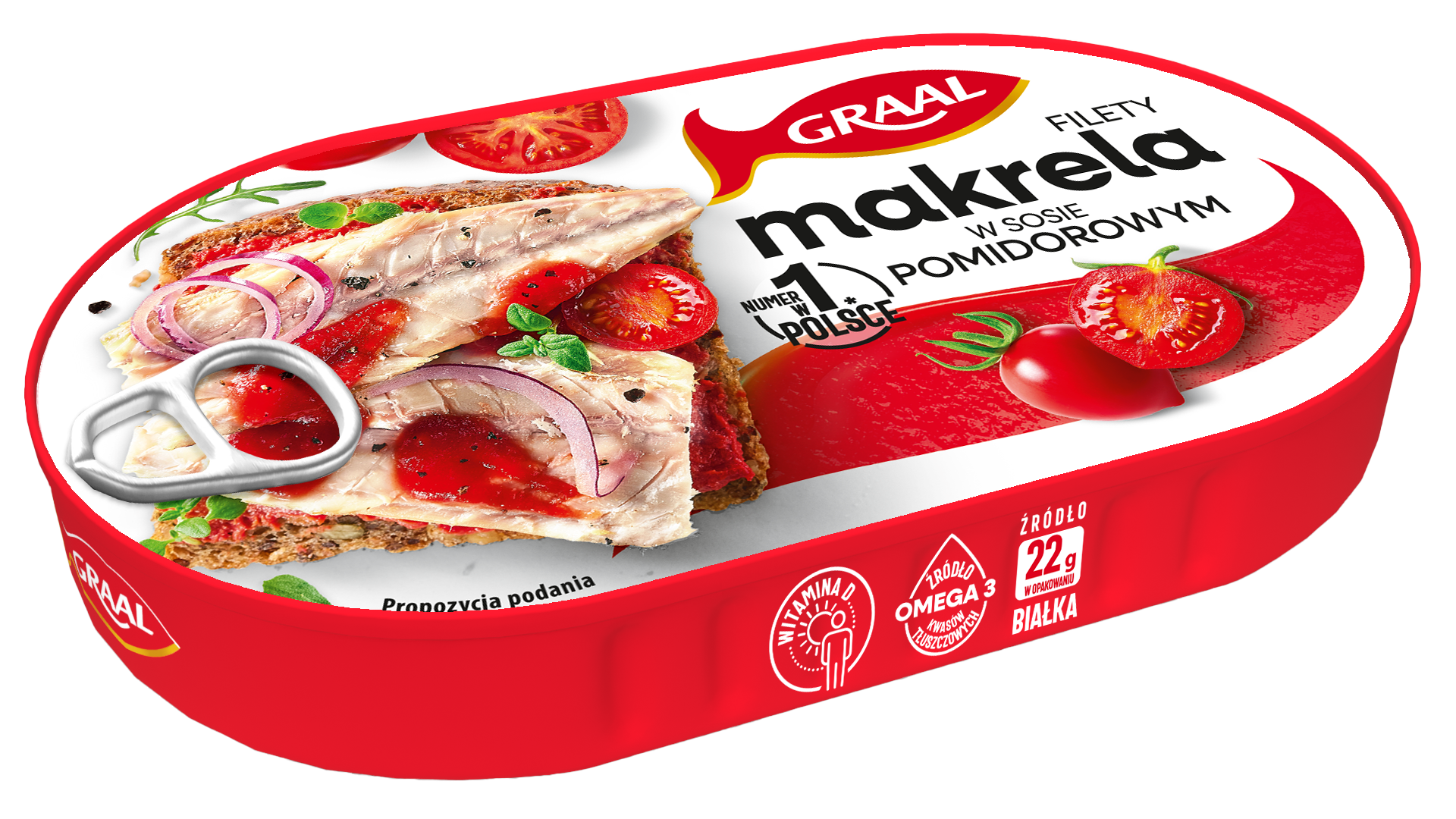 Graal Filet Z Makreli W Sosie Pomidorowym 170 G