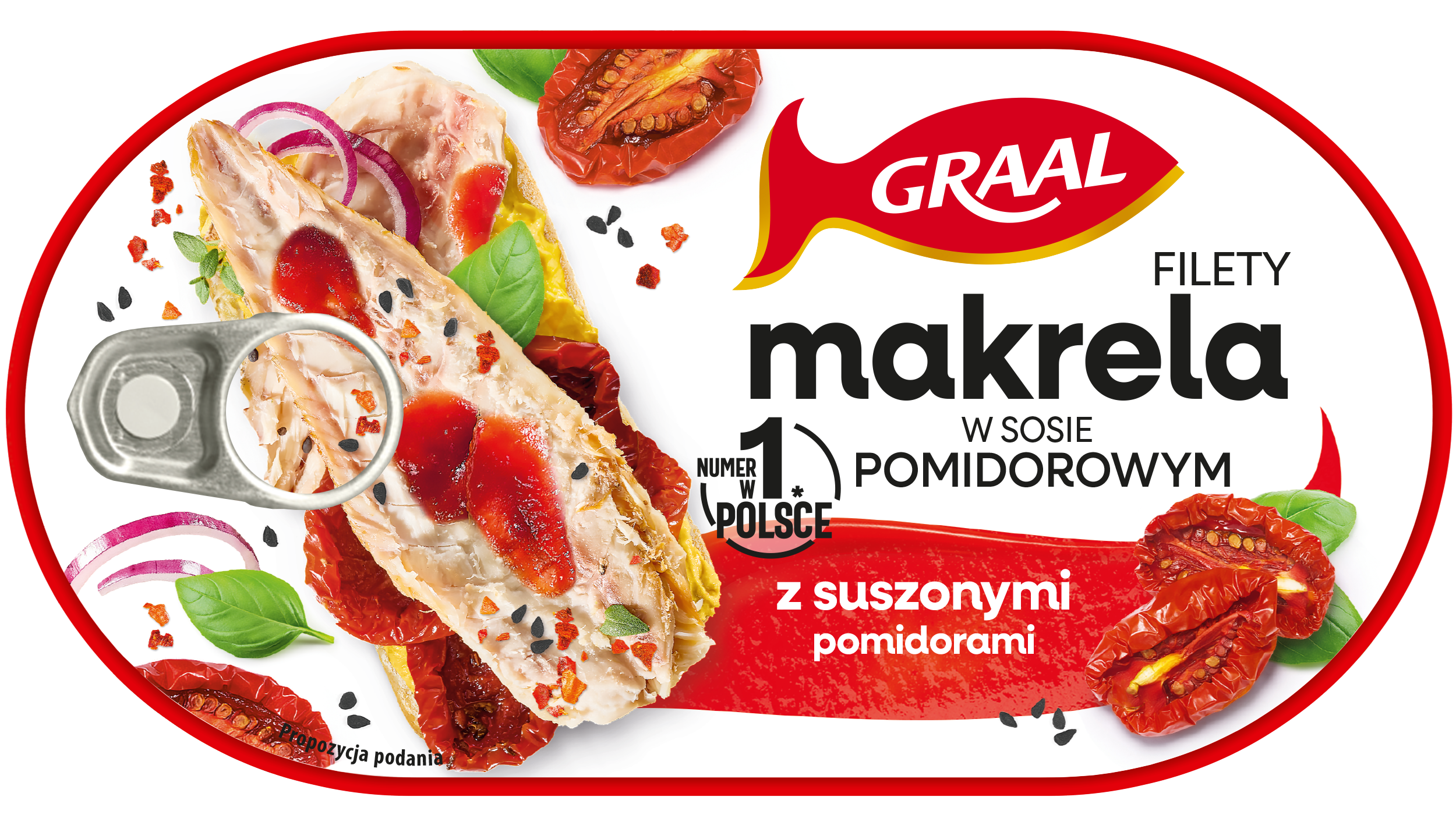 Graal Filety Z Makreli W Sosie Pomidorowym Z Suszonymi Pomidorami 170G