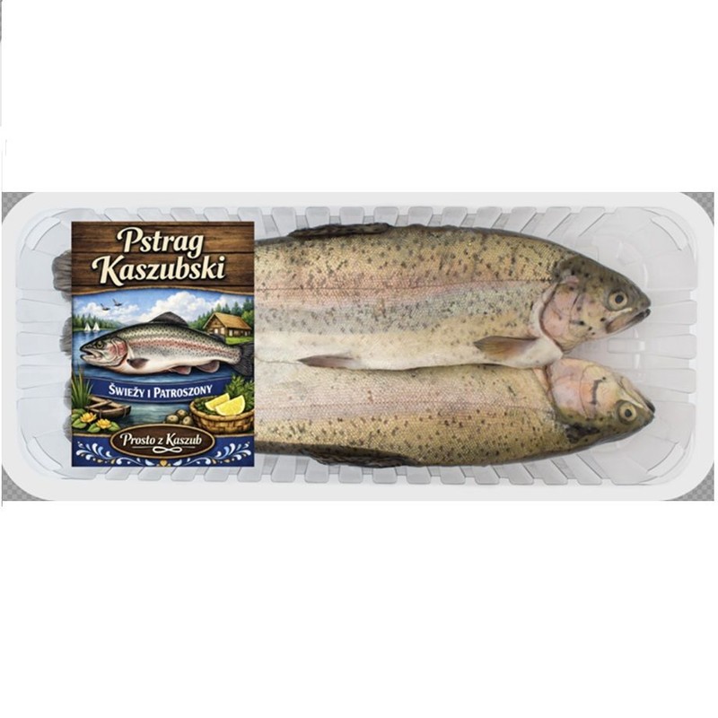 Pstrąg Kaszubski świeży i patroszony SuperFish na wagę ok. 600g