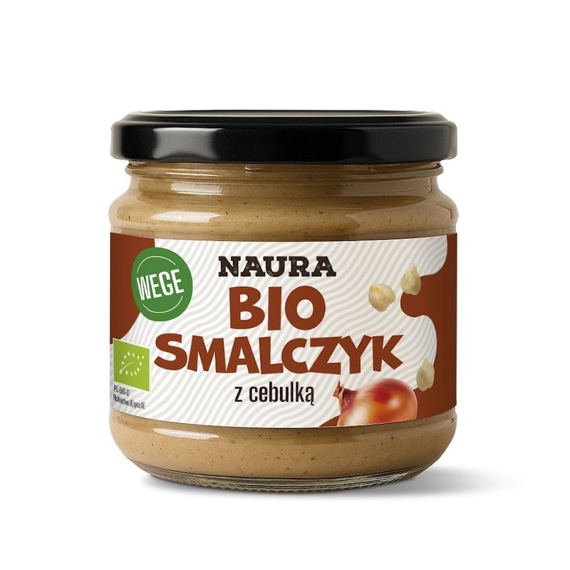 BIO Smalczyk wegański z cebulą   Naura 190 g
