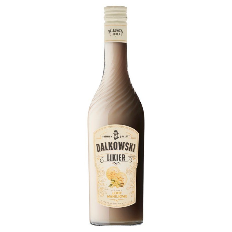 Likier o smaku lodu waniliowe alk. 15,0% obj. Dalkowski 500 ml
