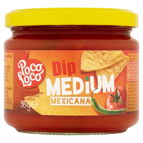 Poco Loco Sos pomidorowy z papryką średnio ostry 315 g