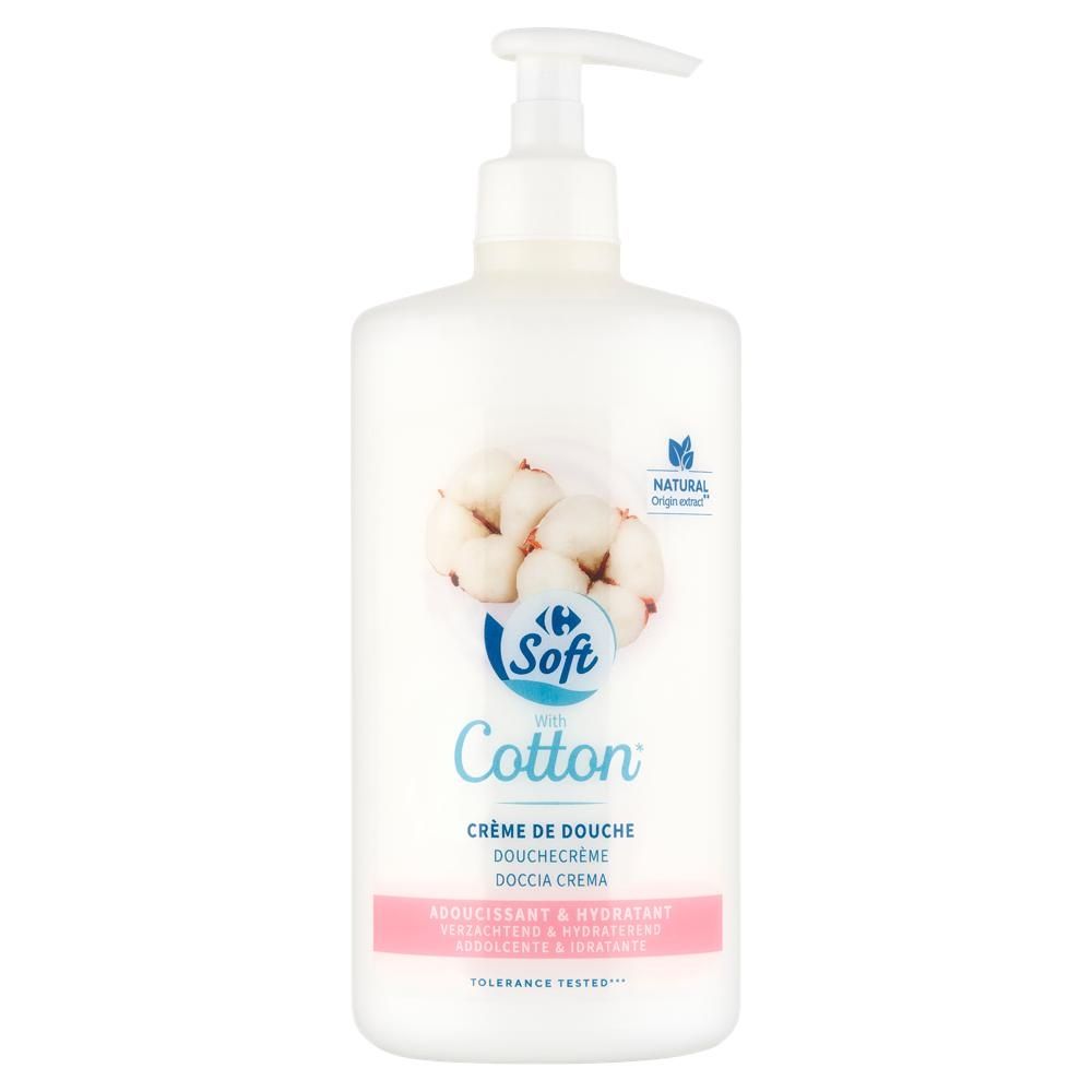 Carrefour Soft Cotton Krem pod prysznic 750 ml