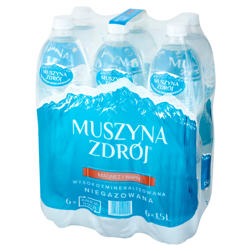 Woda wysokozmineralizowana niegazowana