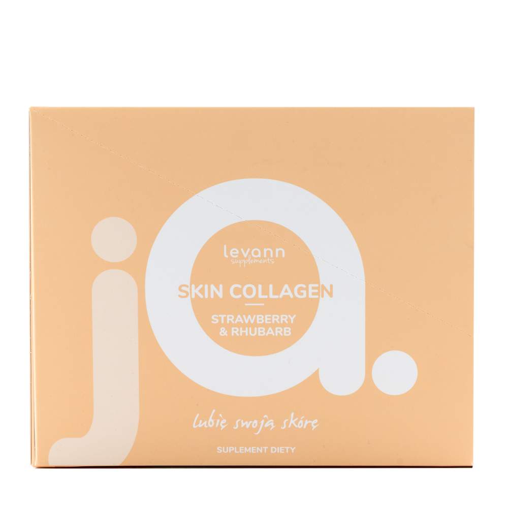 Suplement diety SKIN COLLAGEN - kolagen o sm. truskawka-rabarbar (30 sasz.)