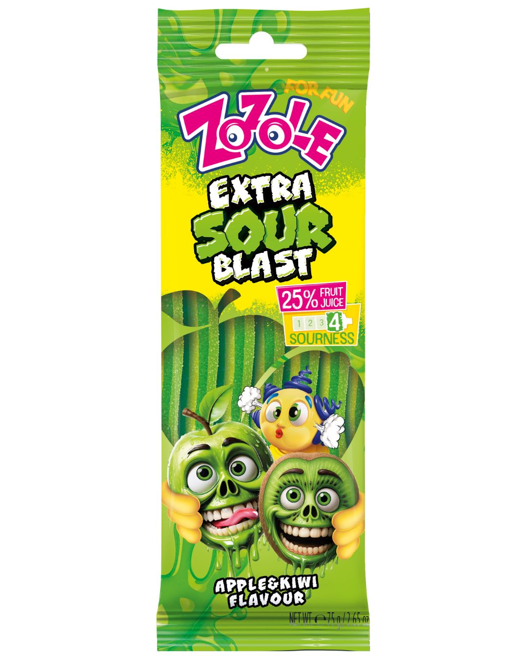 Żelki Zozole Extra Sour Blast 75G Mieszko