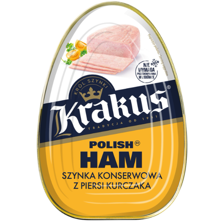 Krakus Szynka konserwowa z piersi kurczaka 340 g