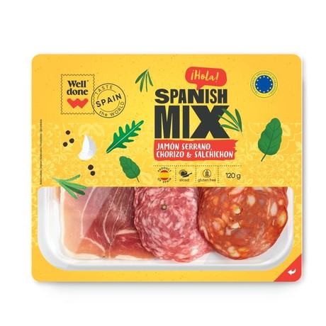 Well Done mix wędlin hiszpańskich 120 g