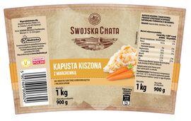Swojska Chata Kapusta kiszona z marchewką wiaderko 1 kg