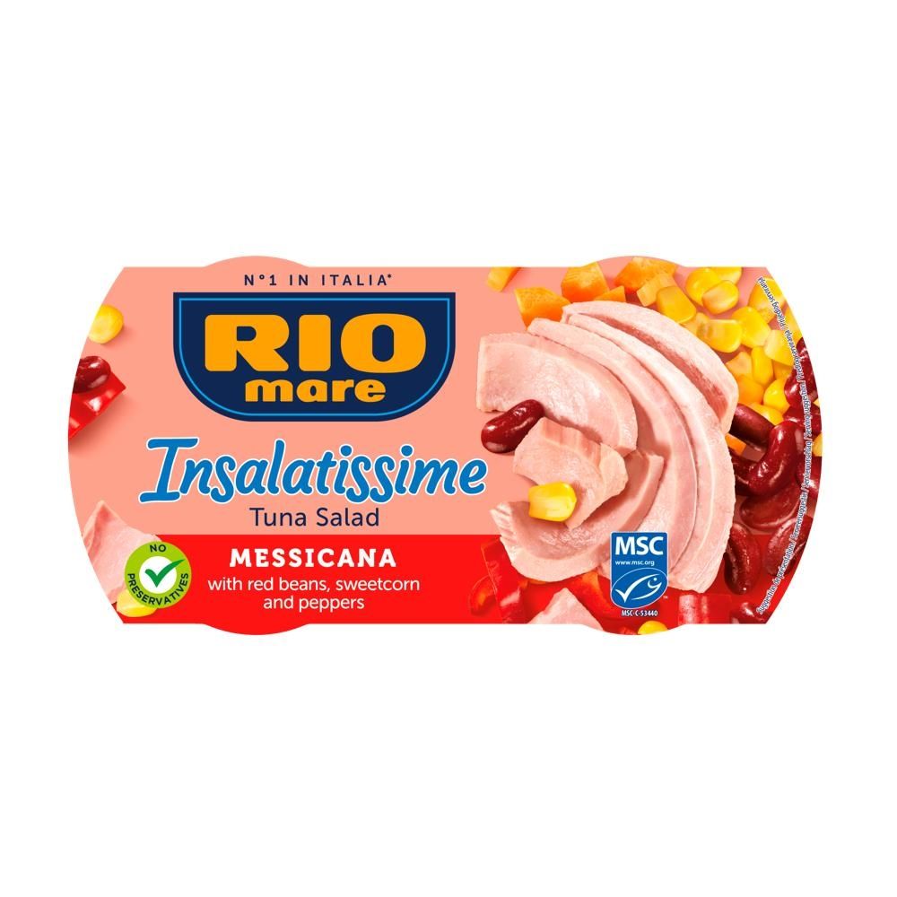 Rio Mare Insalatissime Messicana Gotowe danie z warzyw i tuńczyka 2 x 160 g