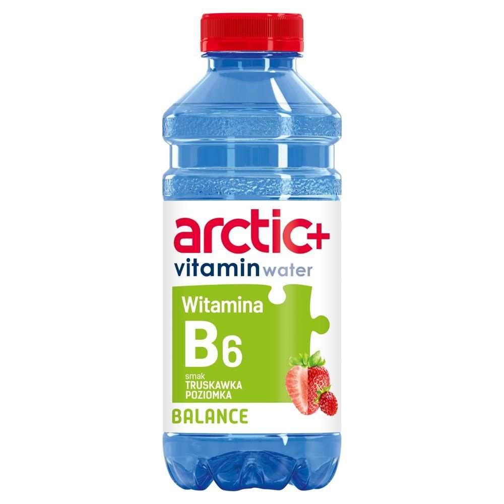 Arctic+ Vitamin Water Napój niegazowany smak truskawka poziomka 600 ml
