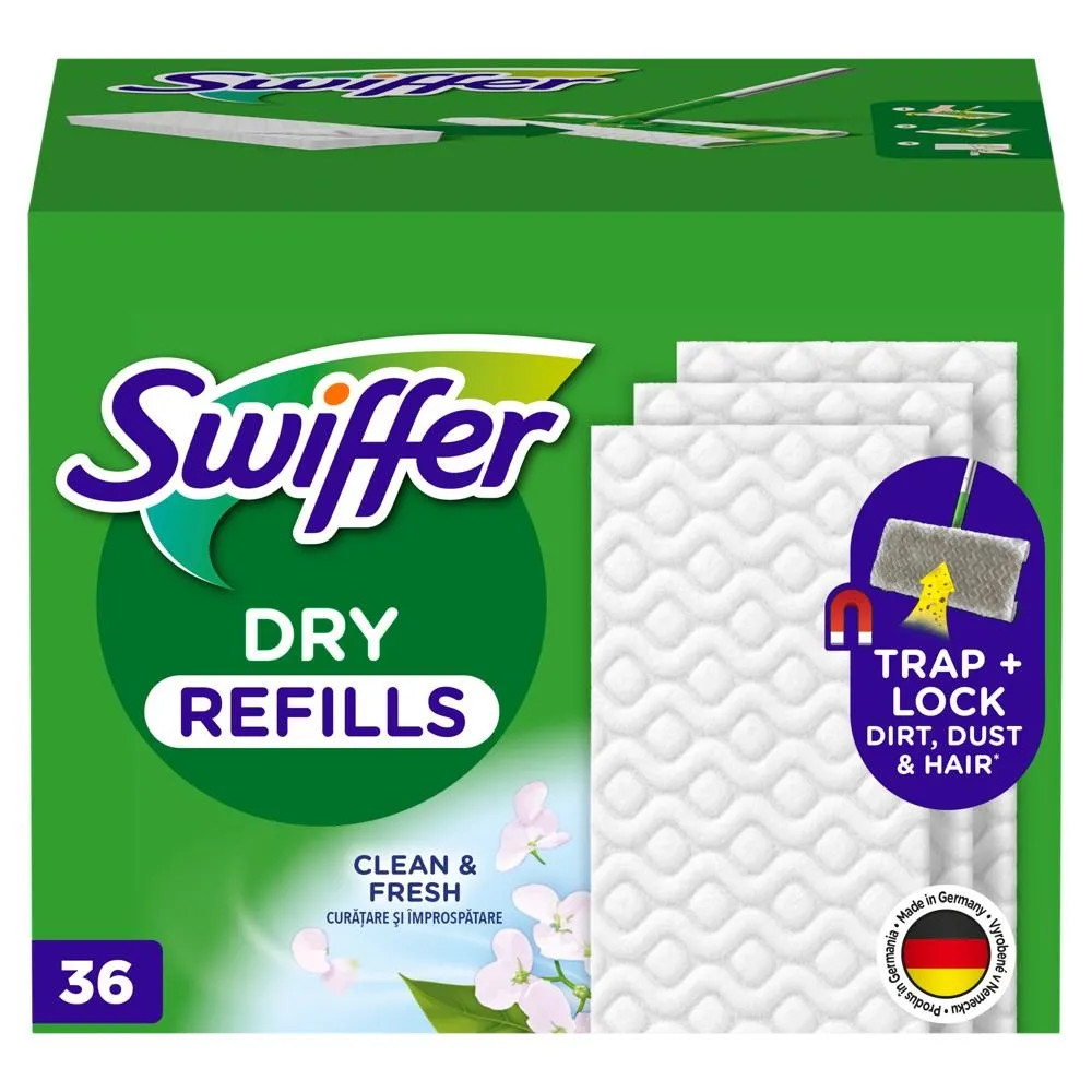 Swiffer Ściereczki do zbierania kurzu z podłóg, wkłady wymienne 36 sztuk
