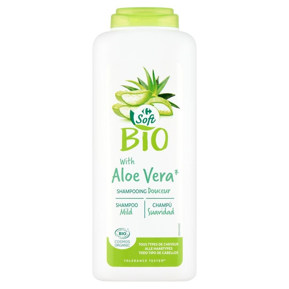 Carrefour Soft Bio Aloe Vera Łagodny szampon 400 ml